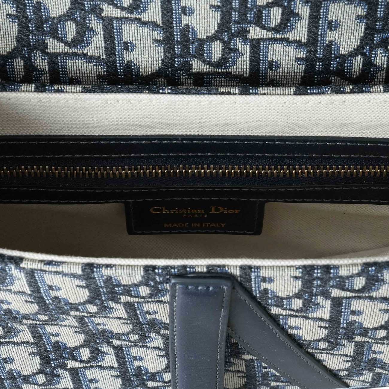 CHRISTIAN DIOR(USED)크리스찬디올 오블리크 새들백 미듐 & 스트랩